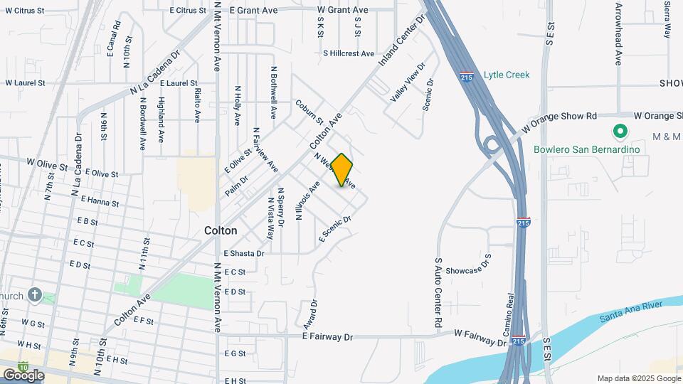 934 N Florence Ave Mapa y Detalles de la Ubicación