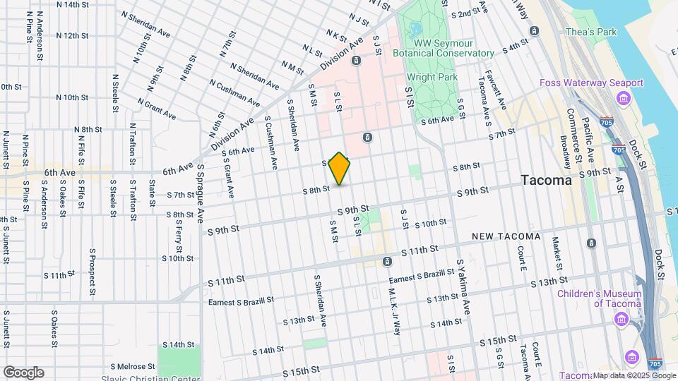 1212 S 8th St Map and Location Details