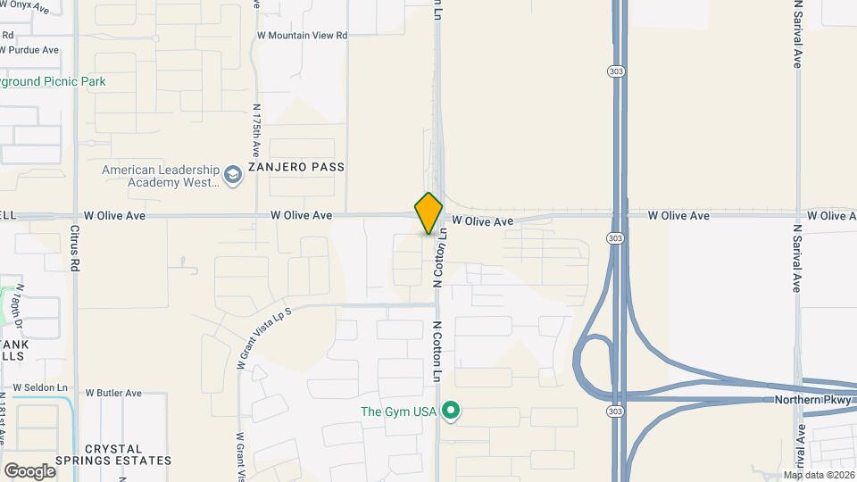 8971 N 171st Dr Mapa y Detalles de la Ubicación