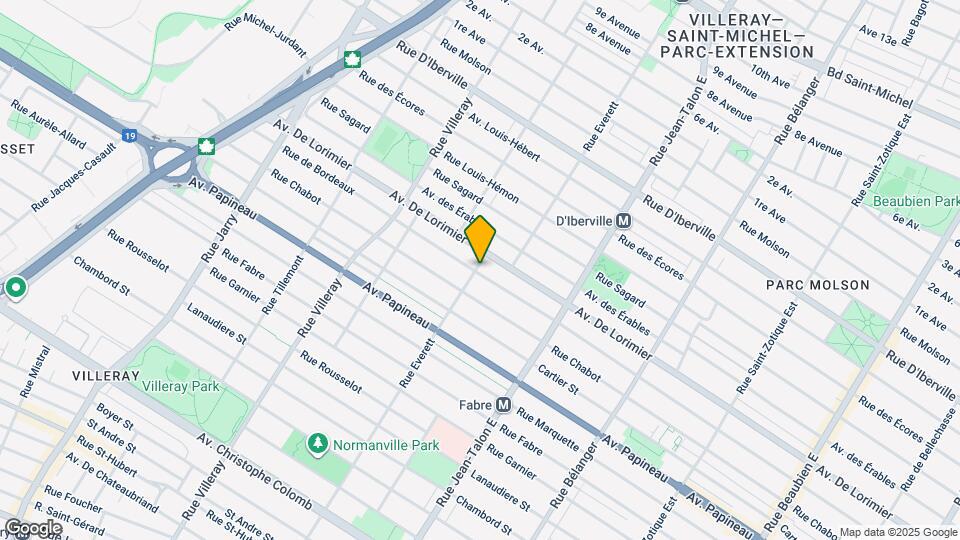 7391-7395 De Bordeaux Rue Map and Location Details