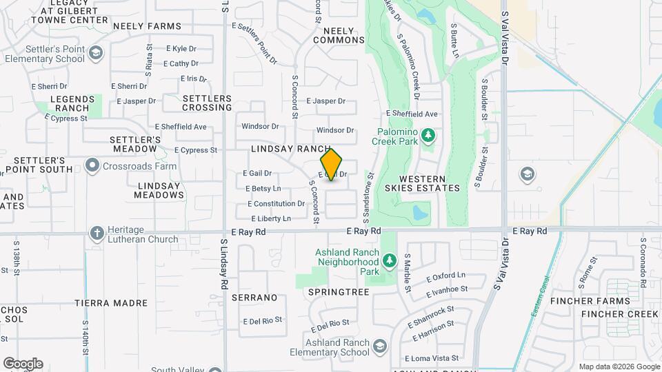 1108 E Betsy Ln Map and Location Details