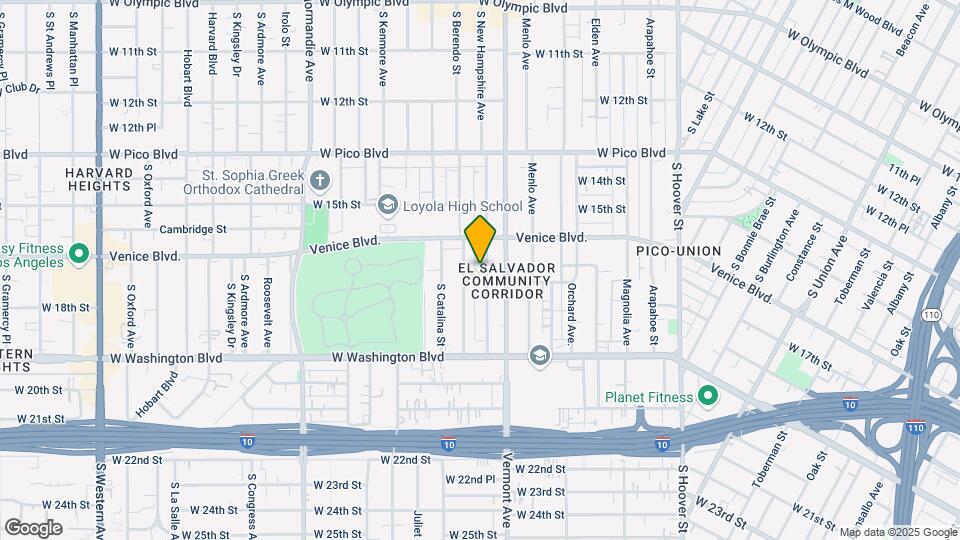 1641 S New Hampshire Ave Map and Location Details