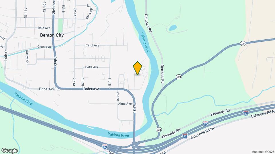 314 1st St Map and Location Details