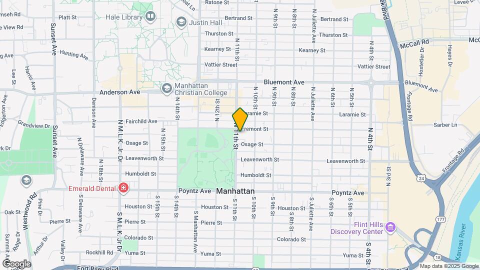 412 N 11th St Map and Location Details