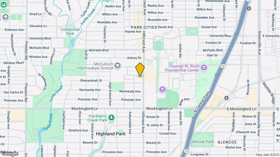 6049 Hillcrest Ave Map and Location Details