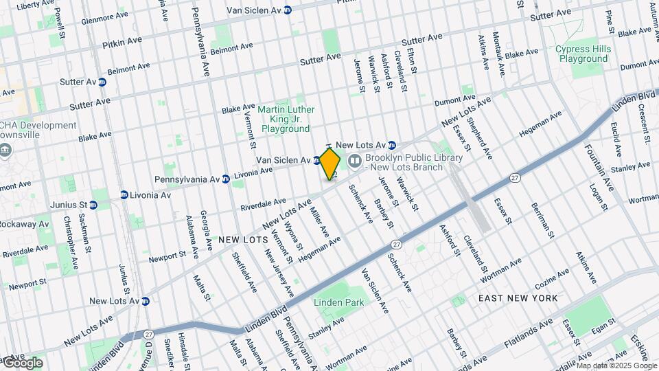 571 New Lots Ave Map and Location Details