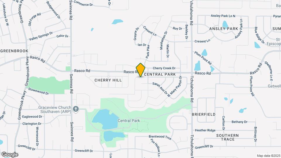 1575 Central Trails Dr Map and Location Details
