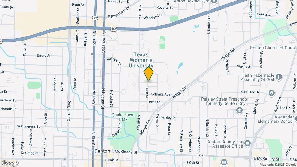 1130 Vine St Map and Location Details