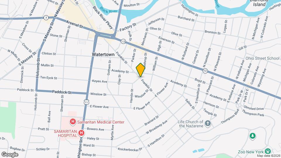 415 Franklin St Map and Location Details