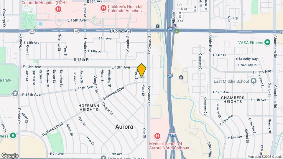 1215 Yuba St Map and Location Details