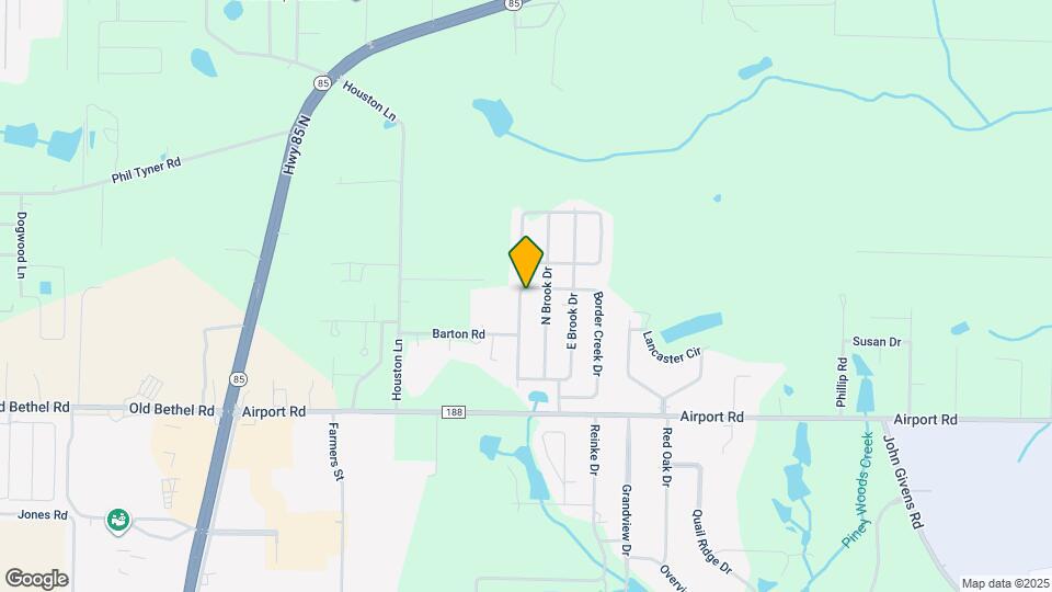 3129 Border Creek Dr Map and Location Details