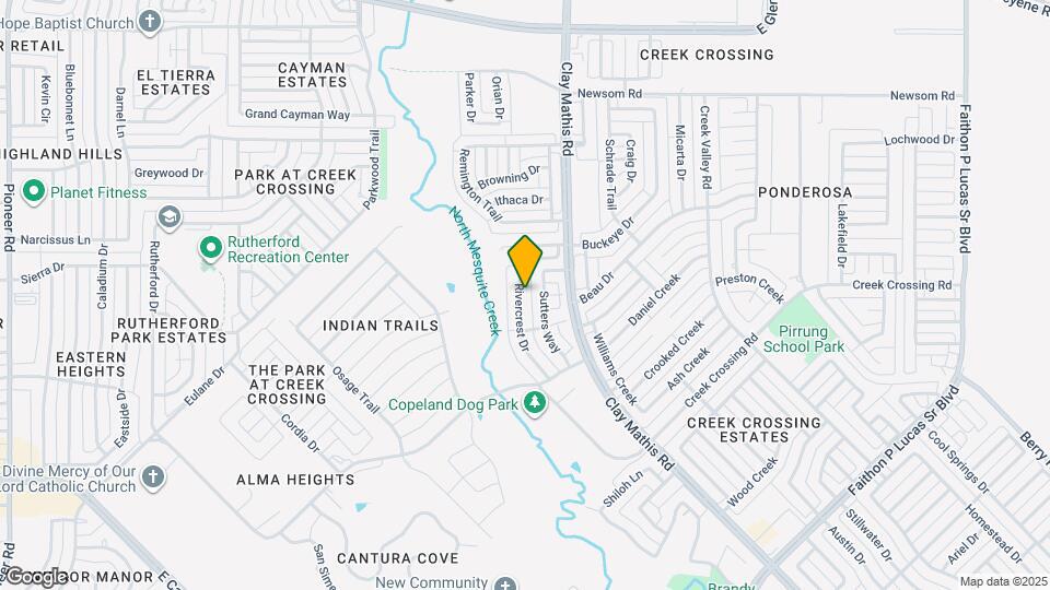 1226 Rivercrest Dr Mapa y Detalles de la Ubicación