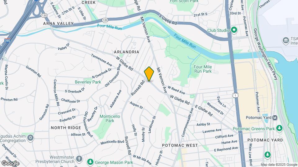 Le Glebe Mapa y Detalles de la Ubicación