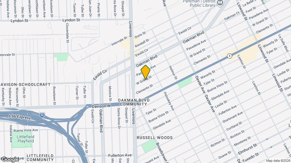 4287 W Grand St Map and Location Details