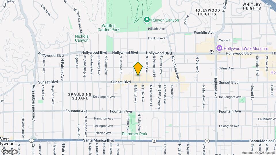 1519 N Martel Ave Mapa y Detalles de la Ubicación