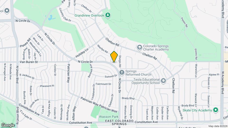 2345 N Circle Dr Map and Location Details