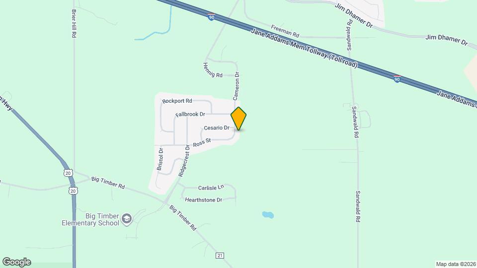 1661 Cameron Dr Map and Location Details