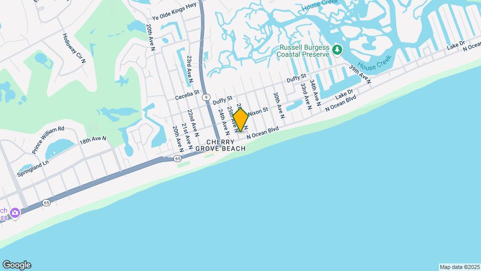 2501 N Ocean Blvd Map and Location Details