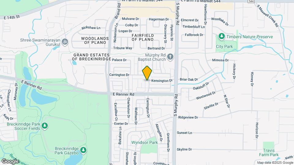 3605 Carrington Dr Map and Location Details