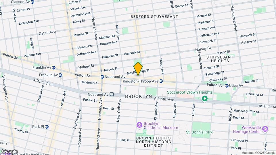 1425 Fulton St Map and Location Details