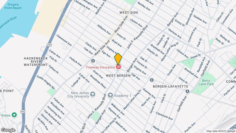 2197 John F Kennedy Blvd, Unit 1R Map and Location Details