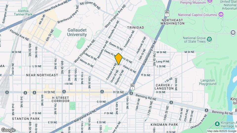 1326 Orren St NE Mapa y Detalles de la Ubicación