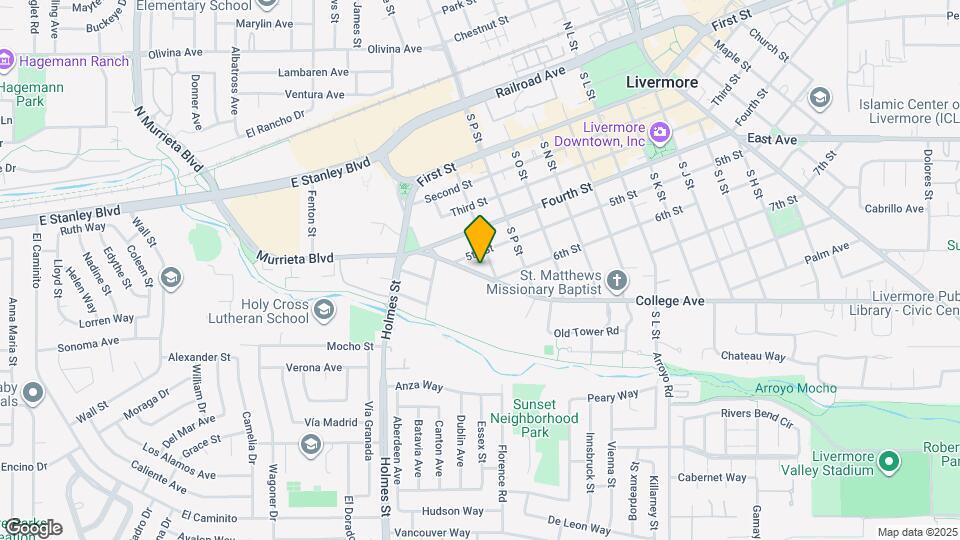 1420 College Ave Map and Location Details