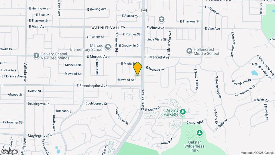 1320 S Fleetwell Ave Map and Location Details