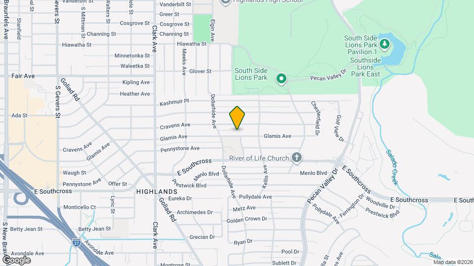 731 Glamis Ave Map and Location Details