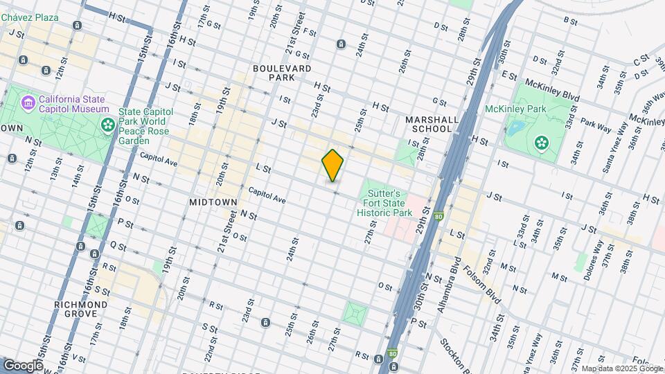 2425 L St Map and Location Details