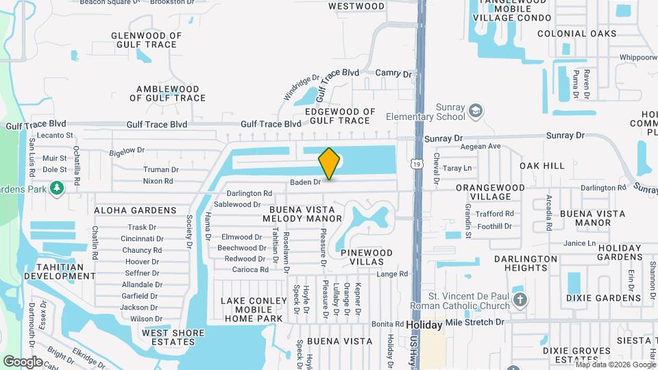 4134 Baden Dr Map and Location Details