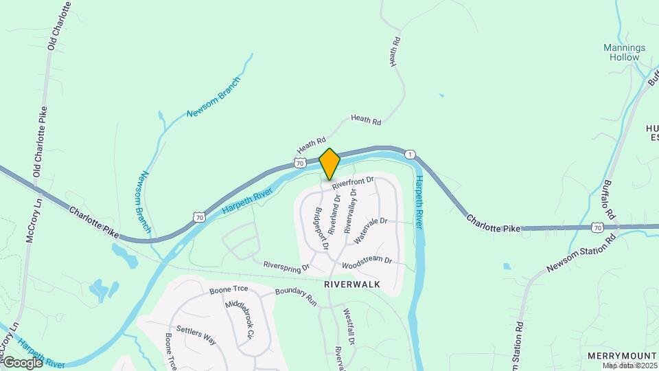 7205 Riverfront Dr Map and Location Details