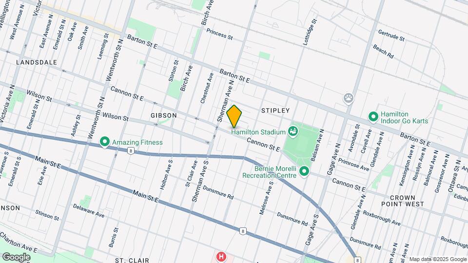 743 Cannon St E Map and Location Details