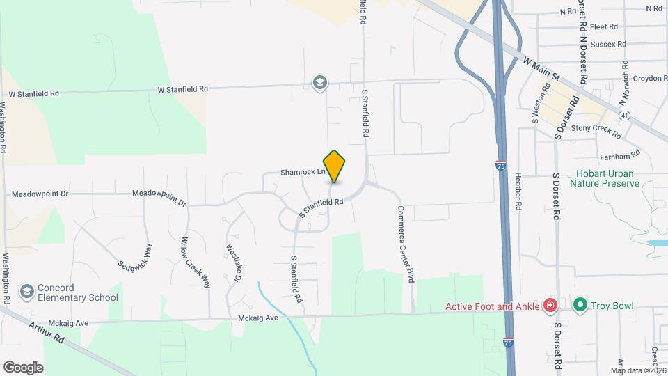 2207 Shamrock Ln Map and Location Details