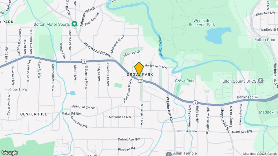 718 N Evelyn Pl NW Map and Location Details