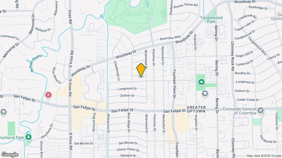 6130 Valley Forge Dr Map and Location Details