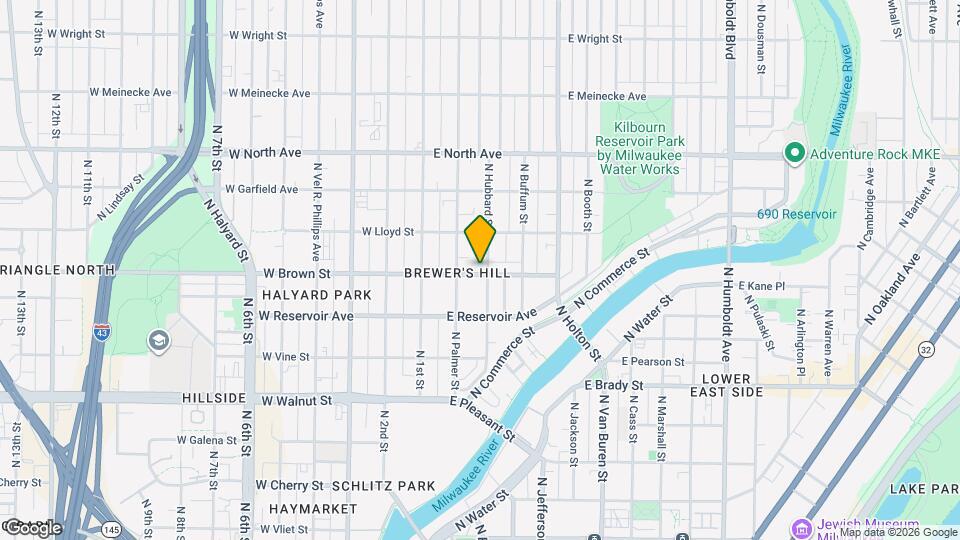 228 E Brown St Map and Location Details