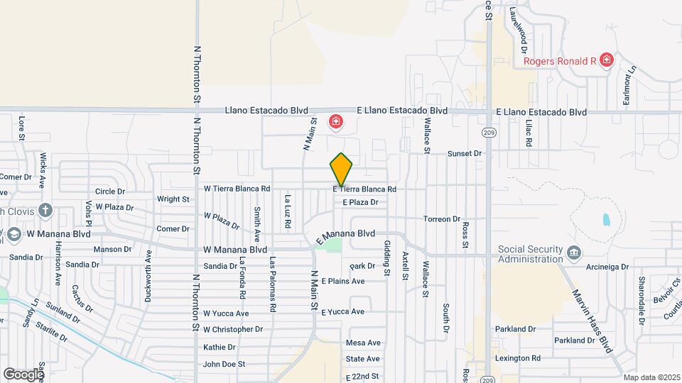 205 E Tierra Blanca Rd Map and Location Details