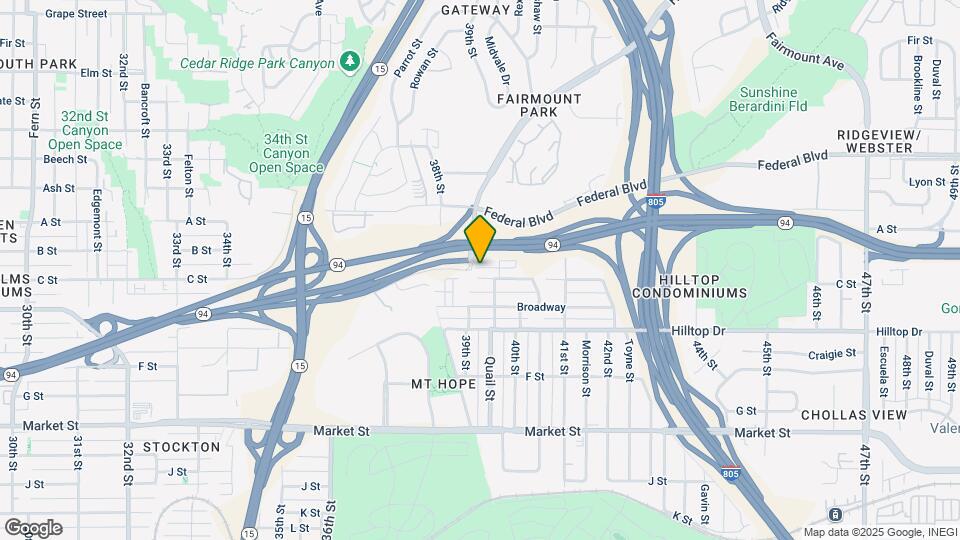 1115 39th St Map and Location Details