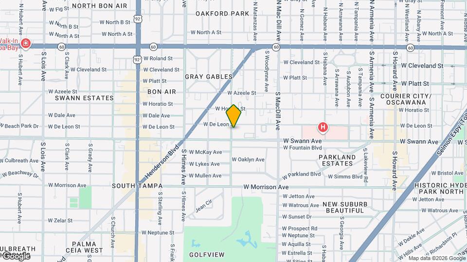 606 S Lincoln Ave Map and Location Details