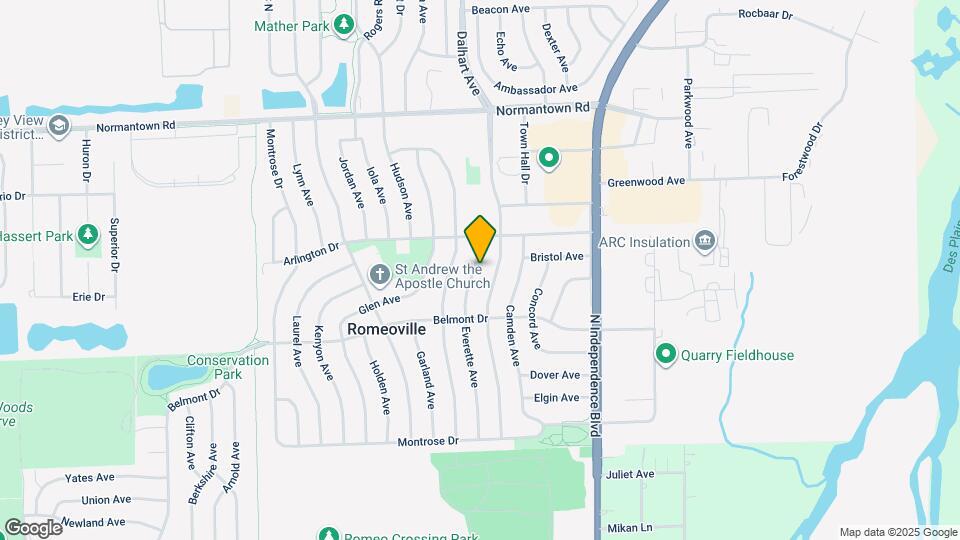517 Everette Ave Map and Location Details