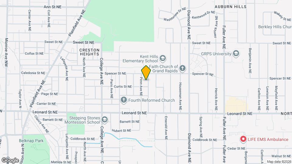 1349 Portland Ave NE, Unit Apt 1 Map and Location Details