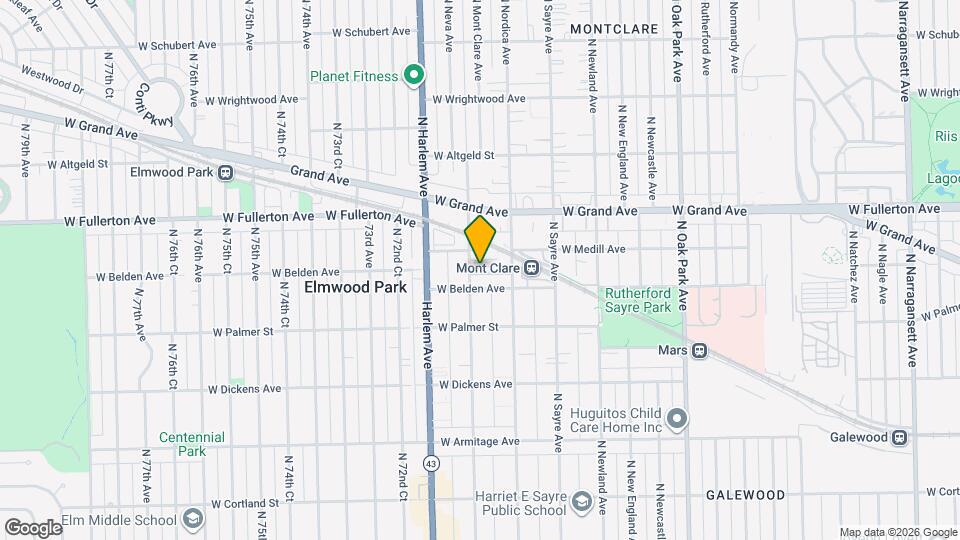 2333 N Neva Ave Map and Location Details