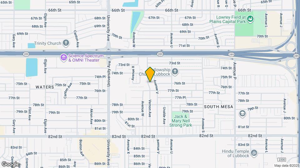 7509 Avenue W Map and Location Details