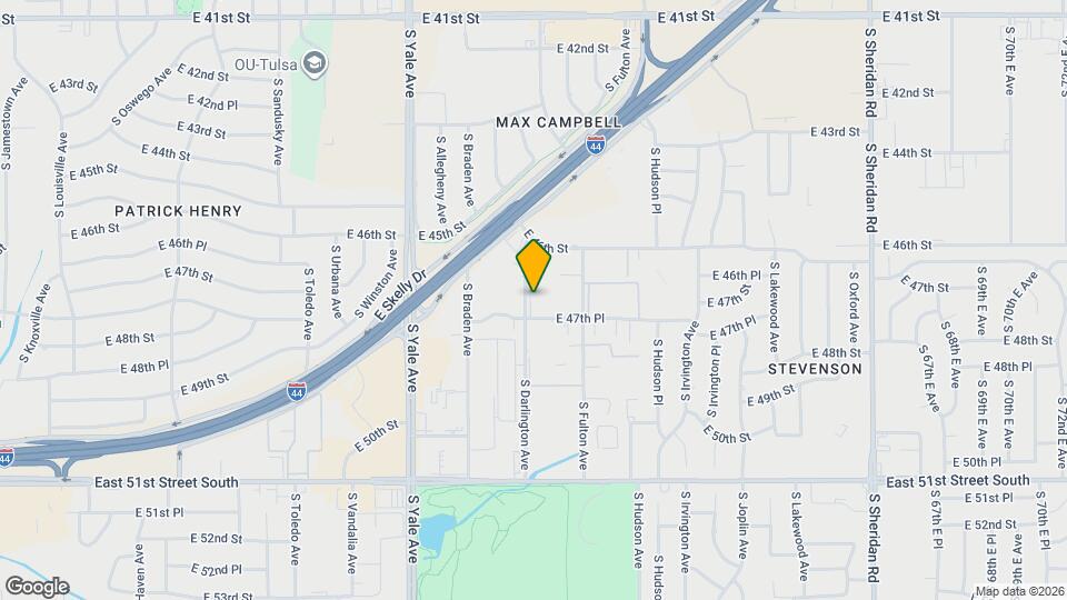 4651 S Darlington Ave Map and Location Details