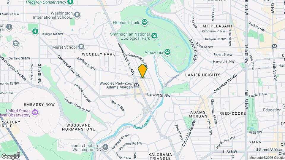 2650 Woodley Pl NW Map and Location Details