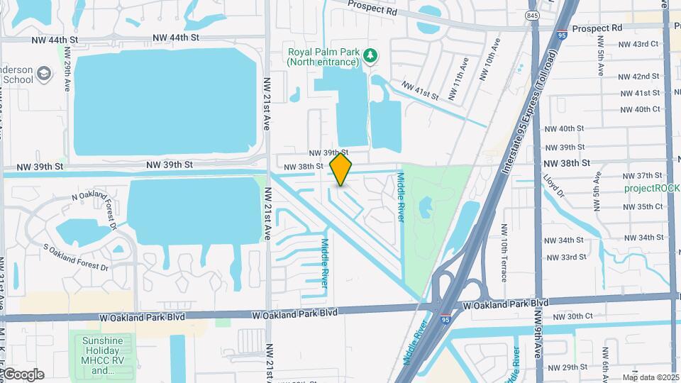 3672 NW 17th Terrace Map and Location Details