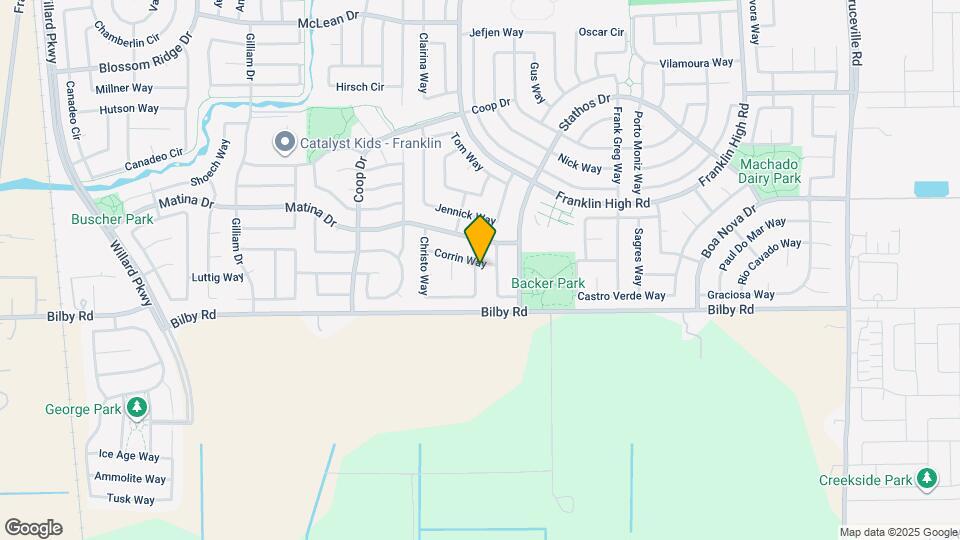 6010 Corrin Way Mapa y Detalles de la Ubicación