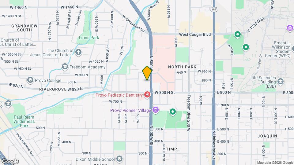 909 N 500 W Map and Location Details