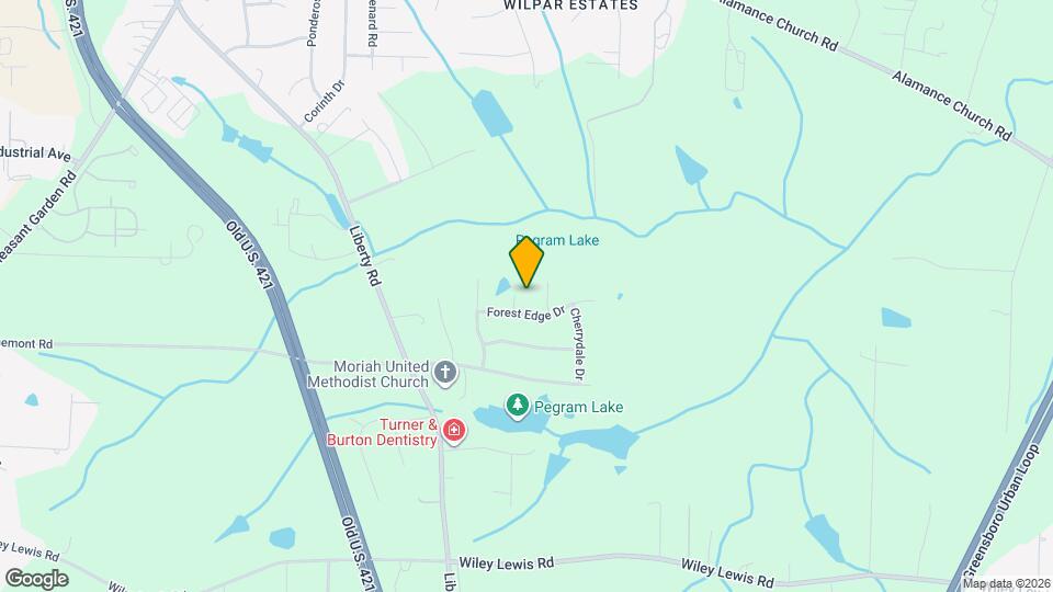 3105 Forest Edge Ct Map and Location Details